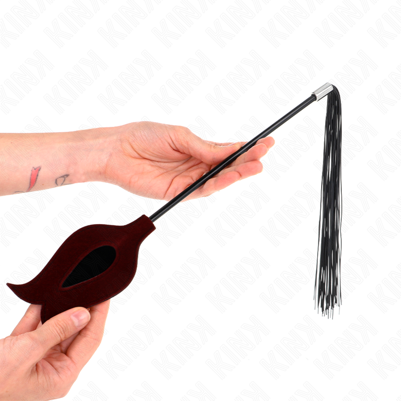KINK - ROSENFORM QUASTENPEITSCHE AUS SILIKON 45 CM hochwertiges Zubehör