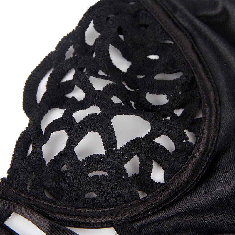 SUBBLIME - 954055 SEXY SPITZEN-BODY SCHWARZ S/M – Dessous-Body Bild 9