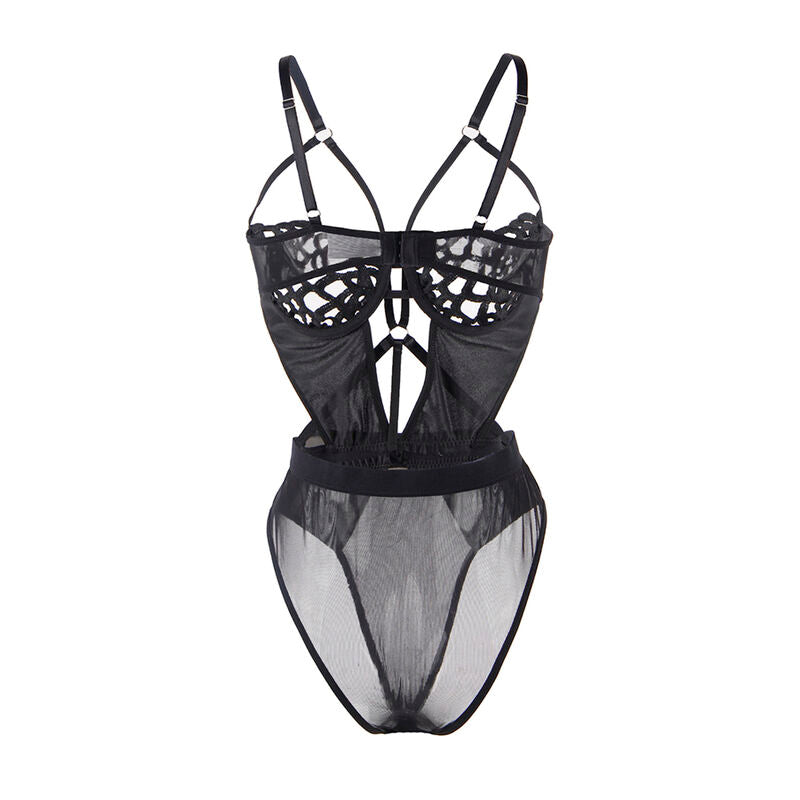 SUBBLIME - 954055 SEXY SPITZEN-BODY SCHWARZ S/M – Dessous-Body Bild 4