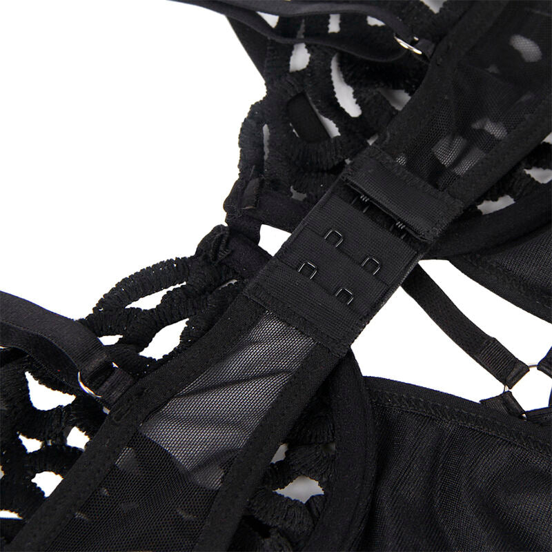 SUBBLIME - 954055 SEXY SPITZEN-BODY SCHWARZ S/M – Dessous-Body Bild 10