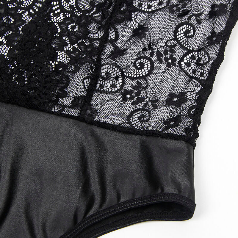 SUBBLIME - 954383 SEXY BODY MIT STRUMPFGÜRTEL SCHWARZ S/M – Dessous-Body Bild 8