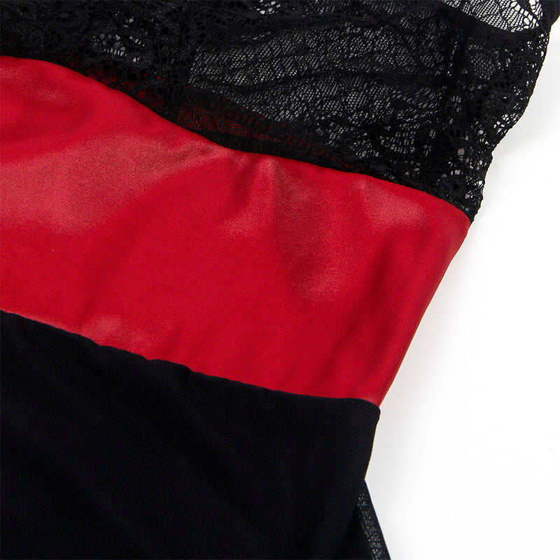 SUBBLIME - 954420 BONDAGE-KLEID AUS SPITZE SCHWARZ S/M – Dessous-Kleid Bild 8