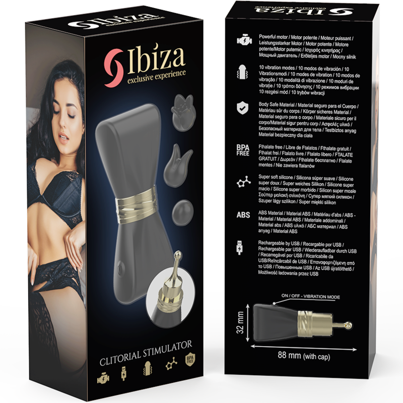 IBIZA - CLIT STIMULATOR 3 KÖPFE BOGEN Produktansicht und Details