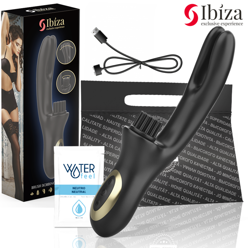 IBIZA Hi-Tech Rabbit Vibrator – Mehrzellen-Klitoral- & Doppelwellen-Vibrator, Luxus-Design – Rabbit Vibrator Bild 2