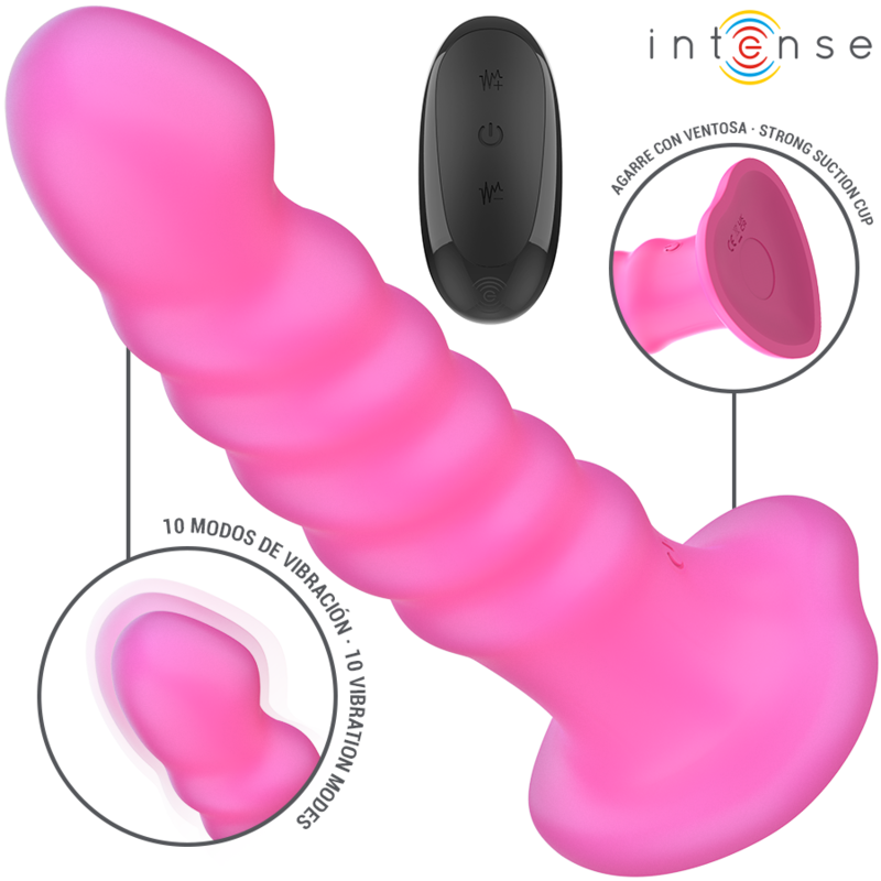 INTENSE Cindy Vibrator L – Spiraldesign, 10 Vibrationsstufen, Fernbedienung, Wasserdicht Vibrator diskret online kaufen