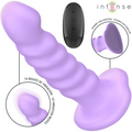 INTENSE - BRENDA VIBRATOR GRÖSSE M SPIRALENDESIGN 10 VIBRATIONEN LILA FERNBEDIENUNG – Vibrator Bild 1
