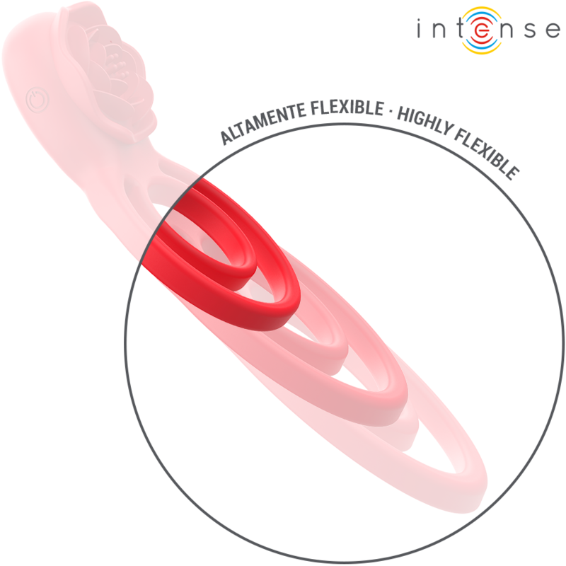 INTENSE Gail Stimulator – 10 Vibrationsstufen, Fernbedienung, Wasserdicht, Rot – Vibrator Bild 9