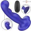 INTENSE - SHORTY VIBRATOR MIT SAUGNÄPFEN BLAU FERNBEDIENUNG – Vibrator Bild 1