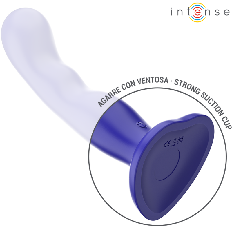INTENSE - SHORTY VIBRATOR MIT SAUGNÄPFEN BLAU FERNBEDIENUNG – Vibrator Bild 10