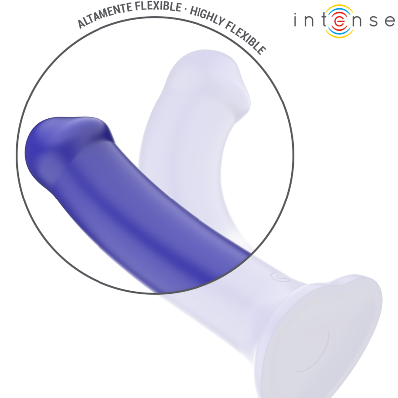 INTENSE Victoria Vibrator 19,5 cm – Dunkelblau, Saugnapf, 10 Vibrationsmodi, Fernbedienung – Vibrator Bild 10