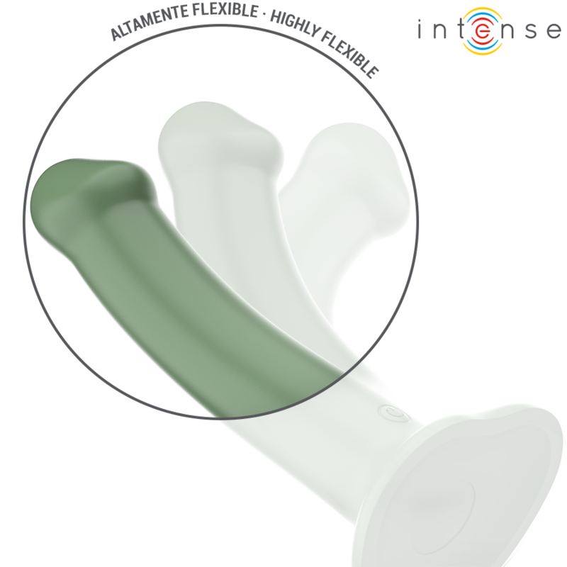 INTENSE - BECCA VIBRATOR MIT SAUGNAPF 10 VIBRATIONEN GRÜNE FERNBEDIENUNG – Vibrator Bild 10