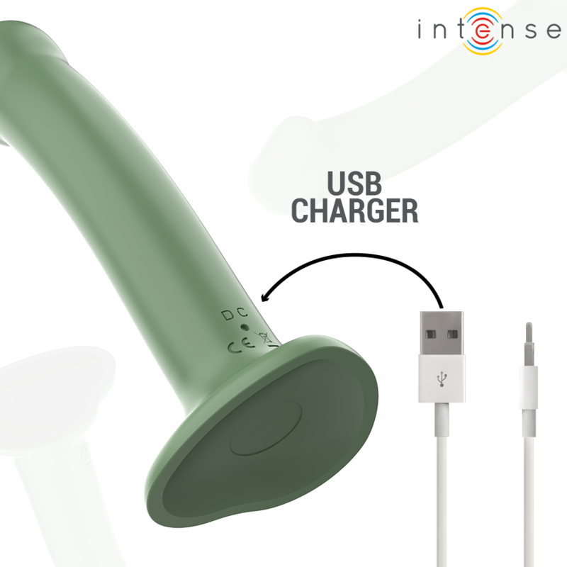INTENSE - BECCA VIBRATOR MIT SAUGNAPF 10 VIBRATIONEN GRÜNE FERNBEDIENUNG – Vibrator Bild 11