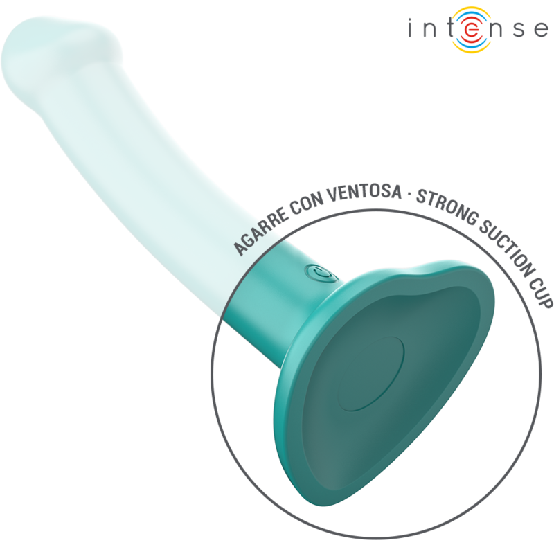 INTENSE - KATIE VIBRATOR MIT SAUGNÄPFEN 10 VIBRATIONEN BLAU FERNBEDIENUNG – Vibrator Bild 7