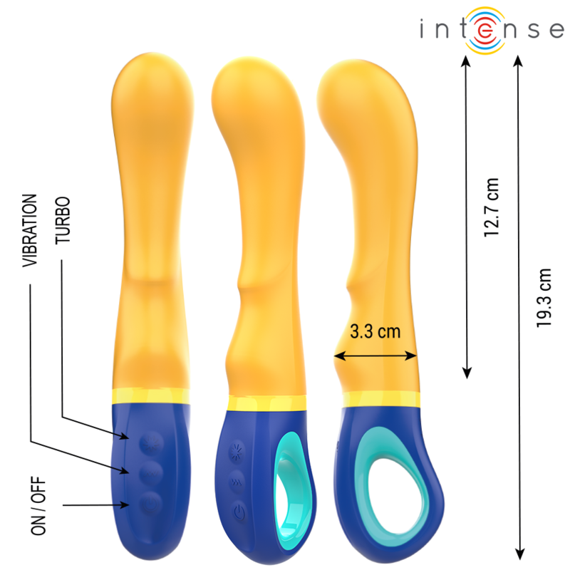 INTENSIV – SHAGGY GELBER G-SPOT-VIBRATOR – Vibrator Bild 4