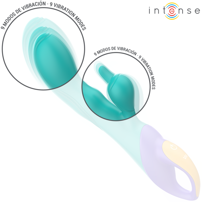 INTENSE - FRED RABBIT VIBRATOR BLAU – Rabbit Vibrator Bild 6