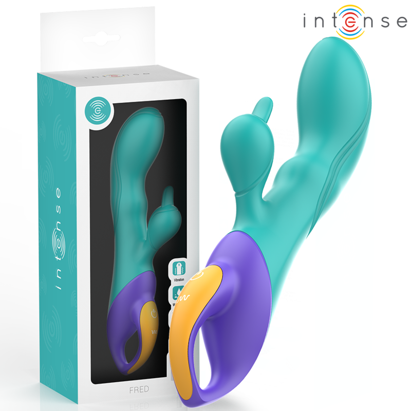 INTENSE - FRED RABBIT VIBRATOR BLAU – Rabbit Vibrator Bild 2