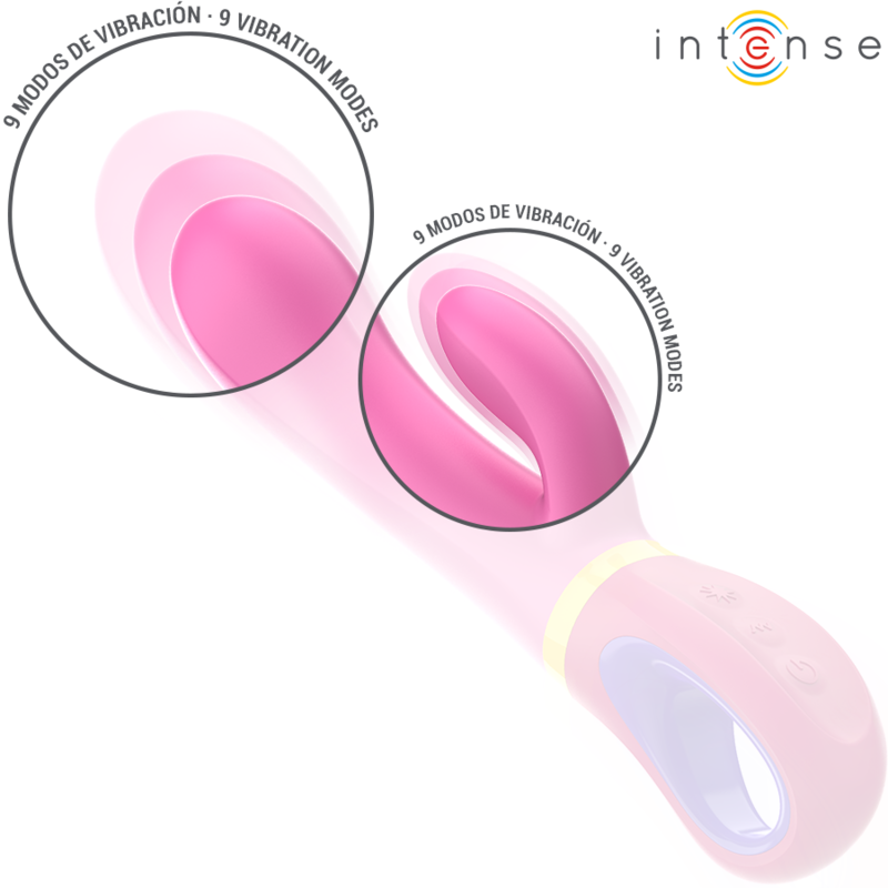 Intense Daphne Rabbit Vibrator – Dual-Stimulation, Rosa, Wasserdicht, Hypoallergen – Rabbit Vibrator Bild 5