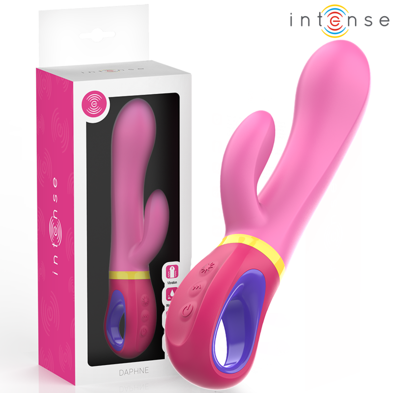 Intense Daphne Rabbit Vibrator – Dual-Stimulation, Rosa, Wasserdicht, Hypoallergen – Rabbit Vibrator Bild 1