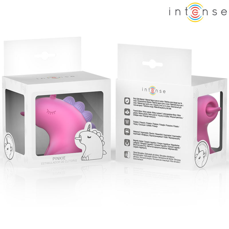 INTENSE - PINKIE 360º ROTIERENDER ZUNGENSTIMULATOR für sinnliche Momente allein oder zu zweit