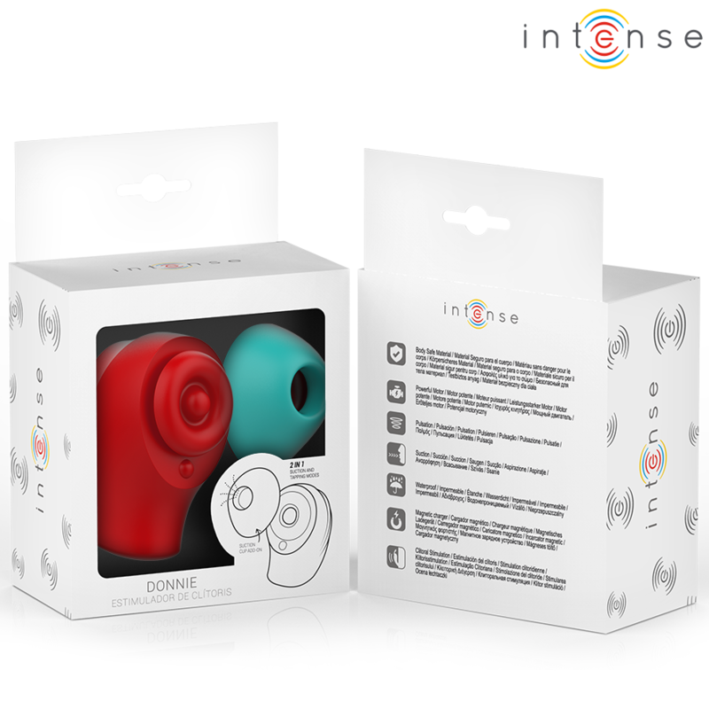 INTENSE - DONNIE KLITORISTIMULATOR ROT/GRÜN – Klitorisstimulator Bild 12