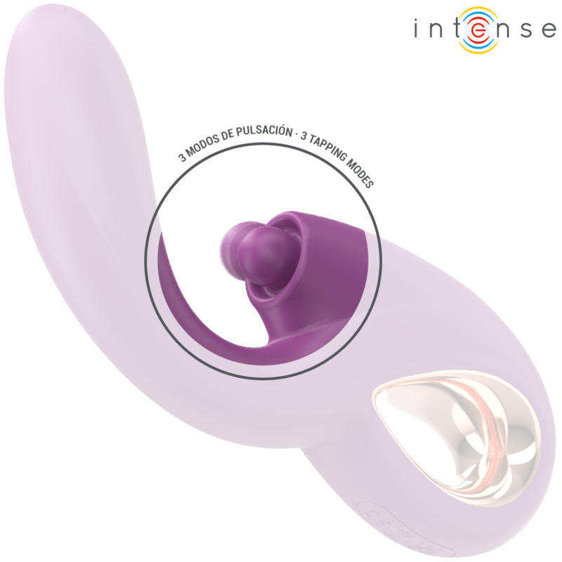 INTENSE - LALI MULTIFUNKTIONS-G-PUNKT-VIBRATOR TAPPING & STOSS & VIBRATION LILA – G-Punkt-Vibrator Bild 3