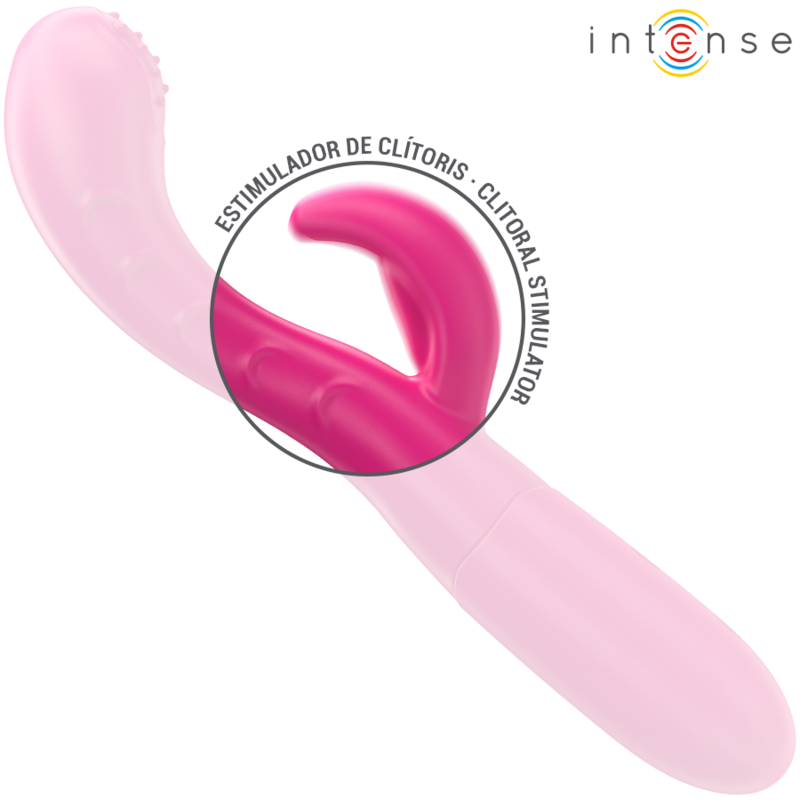 INTENSE - AMARA VIBRATOR MIT STIMULIERENDER ZUNGE 10 VIBRATIONEN ROSA – Vibrator Bild 10