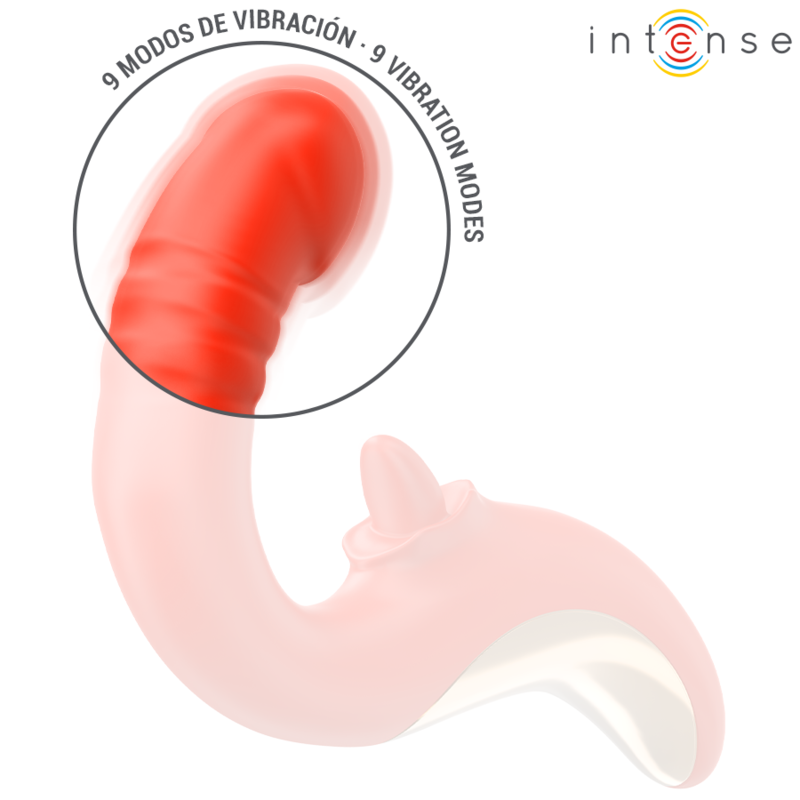 Intense Paulina U-Form Vibrator – G-Punkt & Klitoris, 10 Vibrationsmodi, wasserdicht für sinnliche Momente allein oder zu zweit