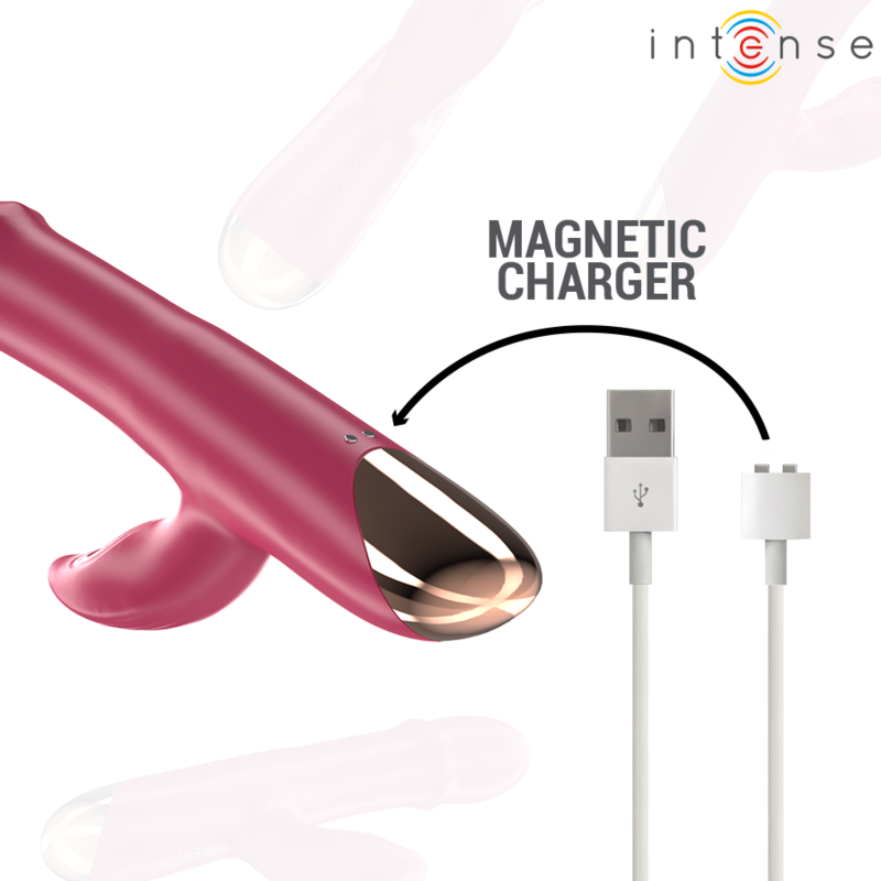 INTENSE - CHLOE MULTIFUNKTIONSVIBRATOR 3 IN 1 ROT Produktansicht und Details
