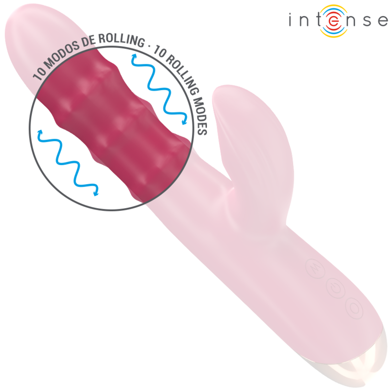INTENSE - CHLOE MULTIFUNKTIONSVIBRATOR 3 IN 1 ROT für intensive Stimulation und Self-Love