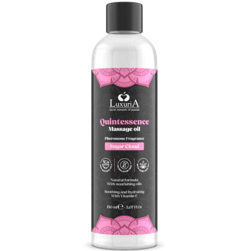 IntimateLine Luxuria Massageöl Zuckerwolke 150 ml – Süß, Sinnlich & Hautfreundlich