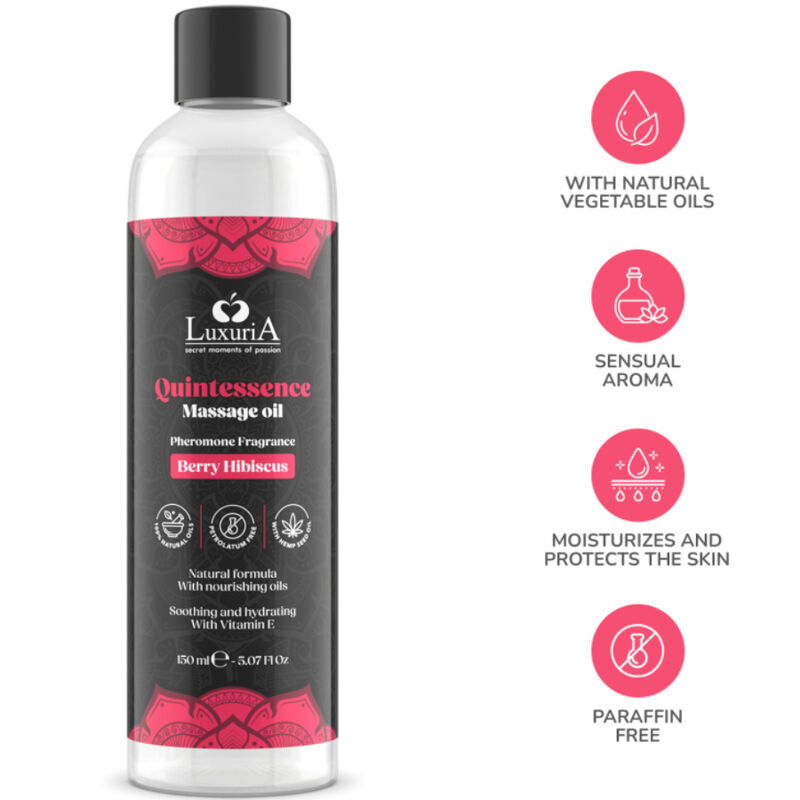 IntimateLine Luxuria Massageöl Beere 150 ml – Sinnlich & Hautfreundlich bei Secret Pulse im Erotikshop
