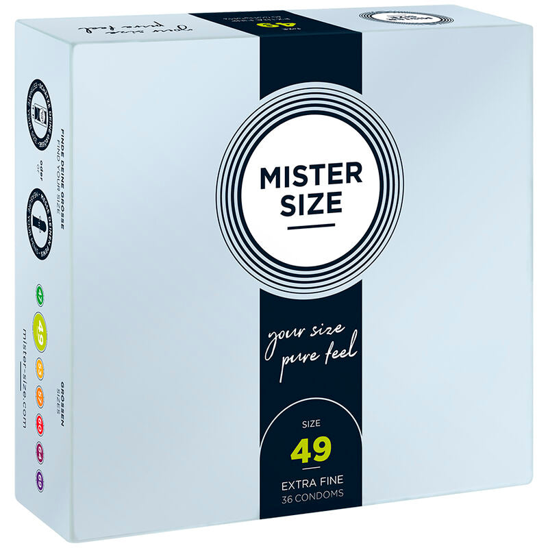 MISTER SIZE - KONDOMGRÖSSE S 49 MM (36 EINHEITEN) Kondome diskret online kaufen