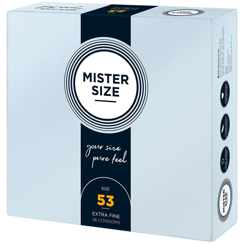 MISTER SIZE - KONDOMGRÖSSE M 53 MM (36 EINHEITEN) bei Secret Pulse im Erotikshop