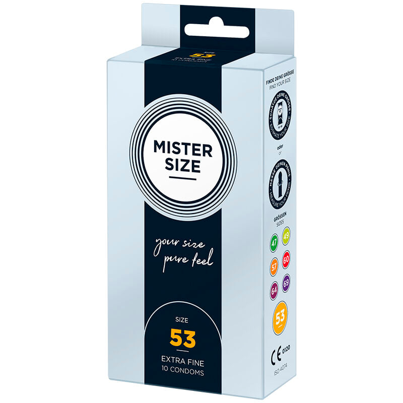MISTER SIZE - KONDOMGRÖSSE M 53 MM (10 EINHEITEN) bei Secret Pulse im Erotikshop