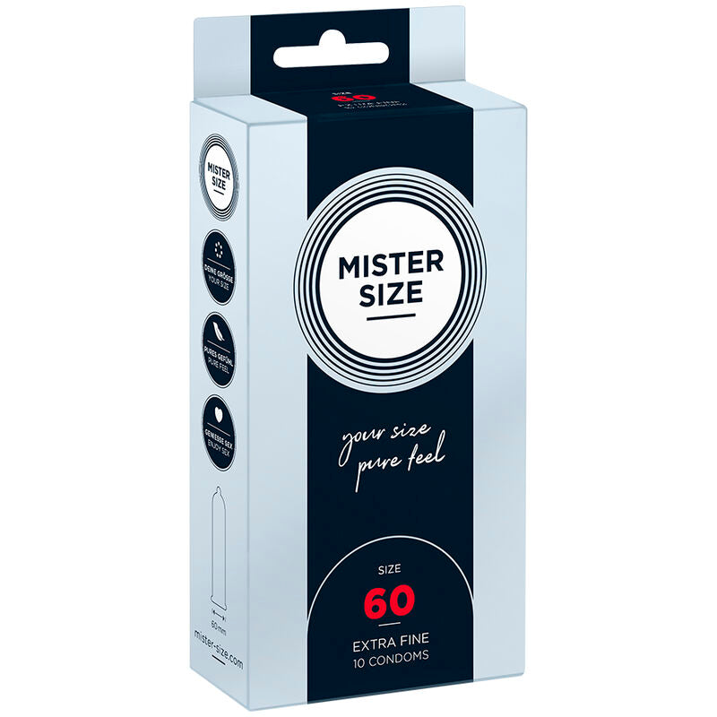Mister Size XL Kondome 60 mm – 10er-Pack, ultradünn & rutschfest Kondome diskret online kaufen