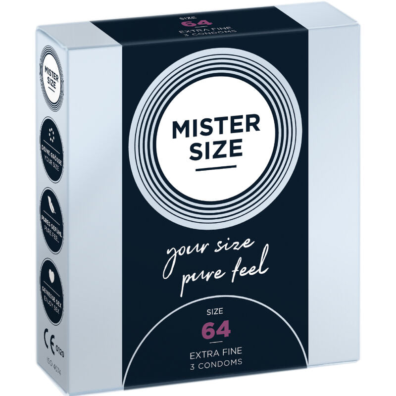 MISTER SIZE - KONDOME GRÖSSE XXL 64 MM (3 EINHEITEN) Kondome diskret online kaufen