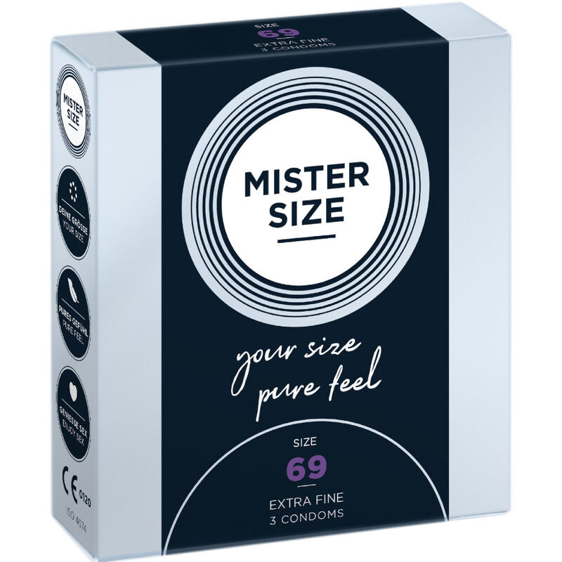 Mister Size XXXL Kondome 69 mm – 3er-Pack, ultradünn & sicher Kondome diskret online kaufen
