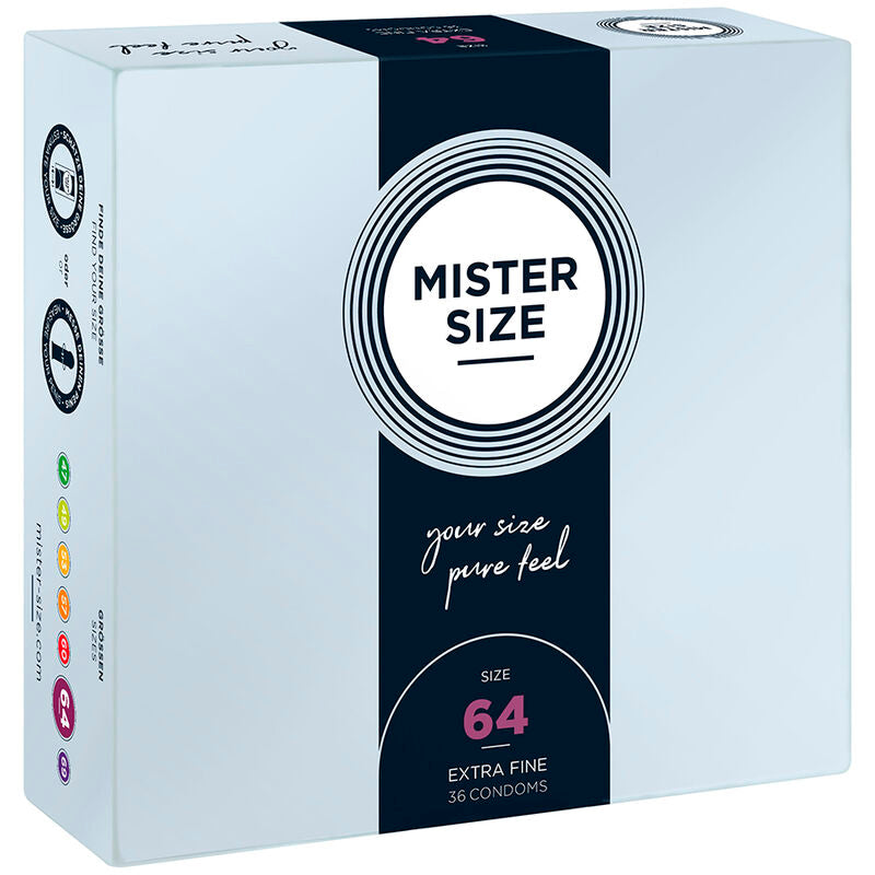 MISTER SIZE - KONDOME GRÖSSE XXL 64 MM (36 EINHEITEN) Kondome diskret online kaufen