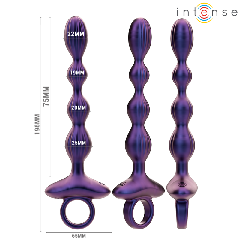 INTENSE JACKIE Analplug Modell 1 – 10 Vibrationsmodi mit Fernbedienung – Analplug Bild 3