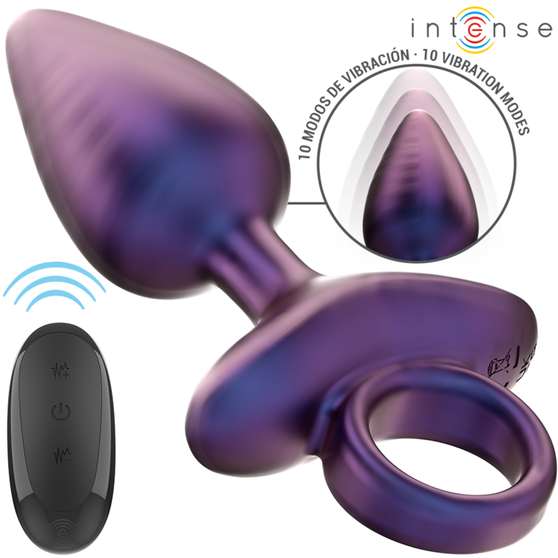 INTENSE MICHAEL Analplug Modell 2 – 10 Vibrationsmodi mit Fernbedienung | Secret Pulse – Analplug Bild 1