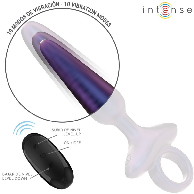 INTENSE Marlon Analplug Modell 4 – 10 Vibrationsmodi & Fernbedienung – Analplug Bild 6