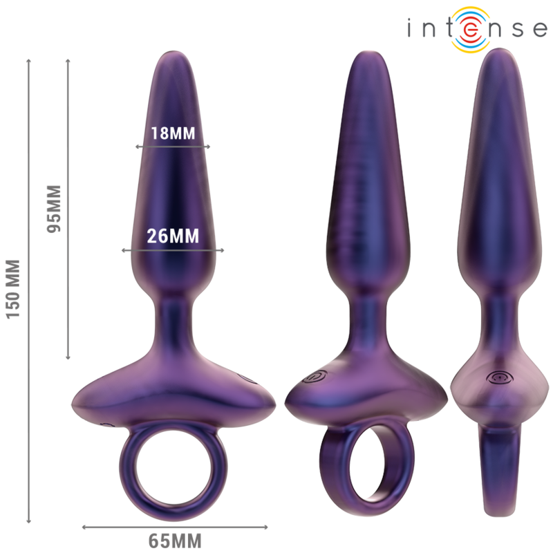 INTENSE Marlon Analplug Modell 4 – 10 Vibrationsmodi & Fernbedienung – Analplug Bild 3