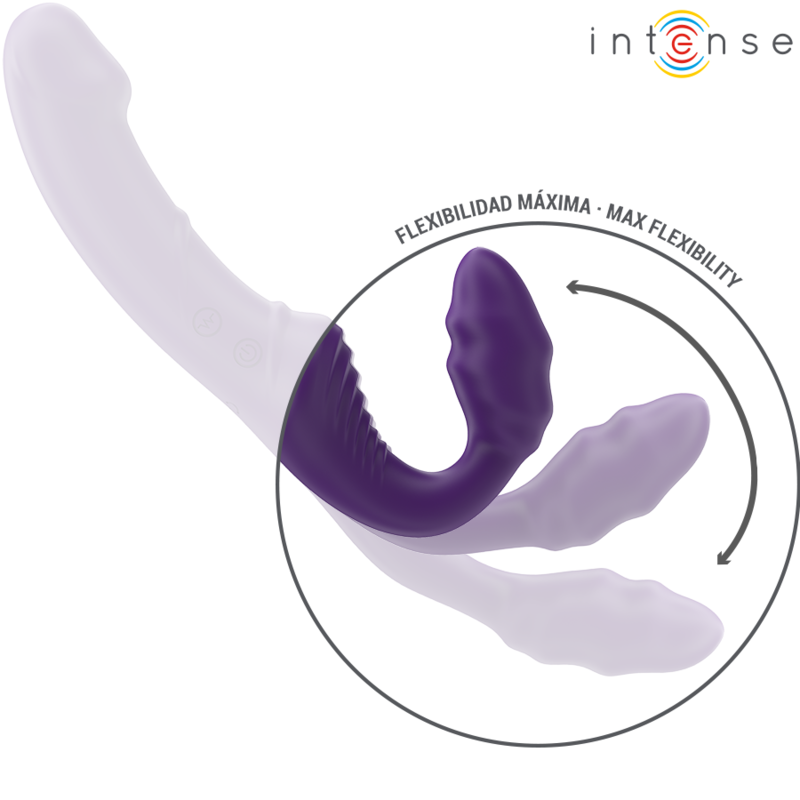 INTENSE - JILL DOPPELVIBRATOR 20 CM LILA FERNBEDIENUNG – Vibrator Bild 10