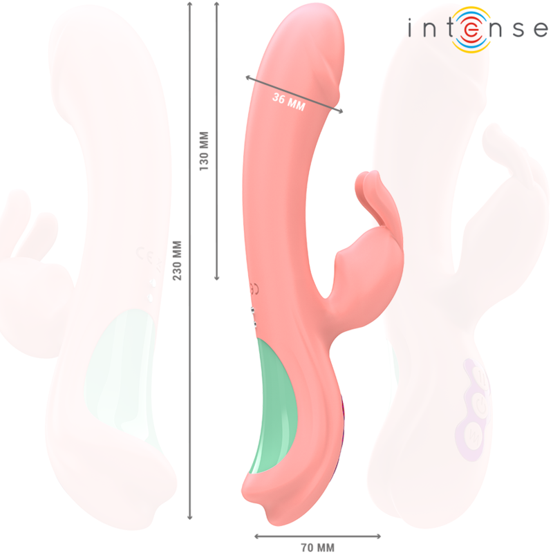 INTENSE - RACHEL RABBIT VIBRATOR 5 VIBRATIONEN ROSA – Rabbit Vibrator Bild 11