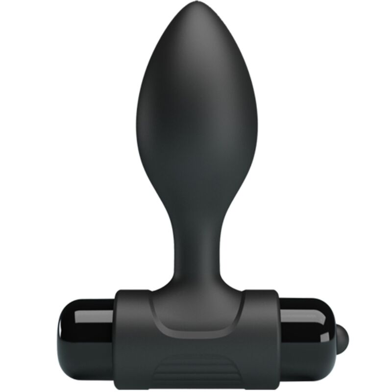 PRETTY LOVE - VIBRA BUTT 10 VIBRATIONEN ANALSTECKER SCHWARZ Produktansicht und Details