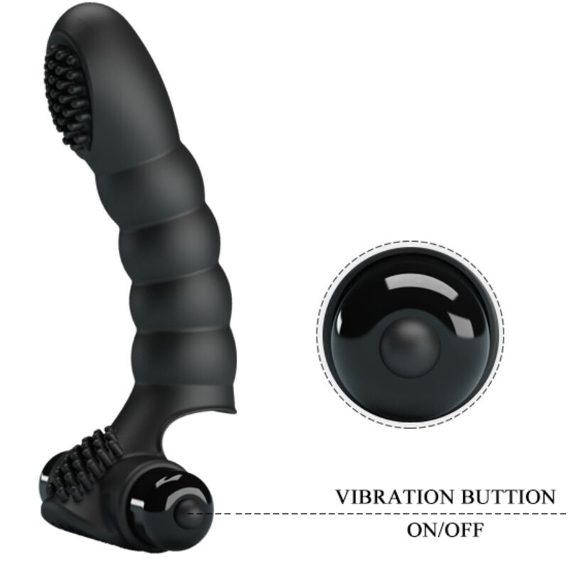 PRETTY LOVE - ALEXANDER FINGERVIBRATOR 10 VIBRATIONEN SCHWARZ Fingervibrator diskret online kaufen