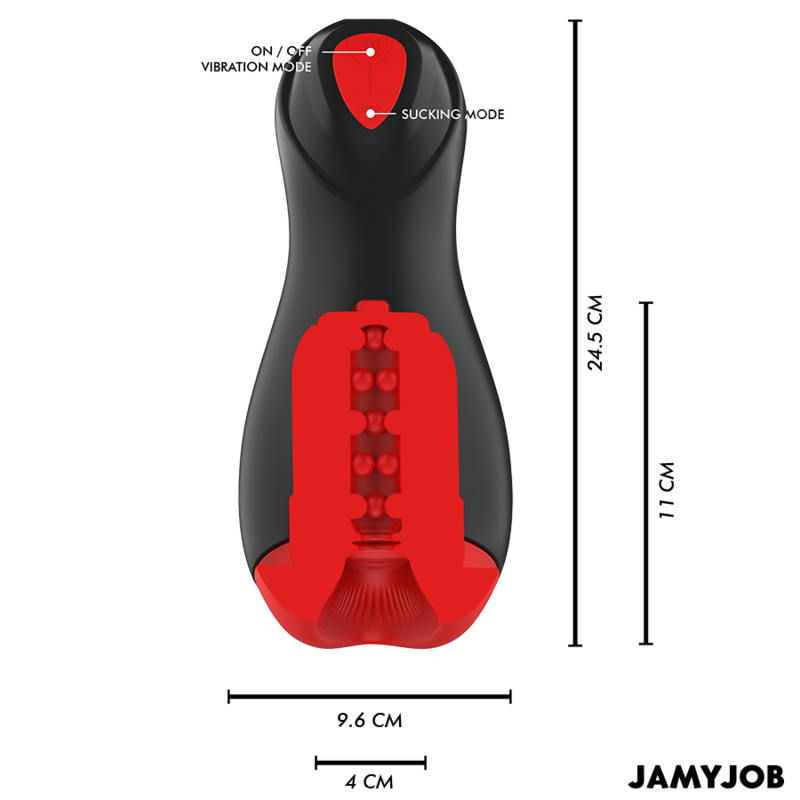 JAMYJOB - CORE-X AUTOMATISCHER MASTURBATOR 5 SAUG- UND VIBRATIONSMODI – automatischer Masturbator Bild 5