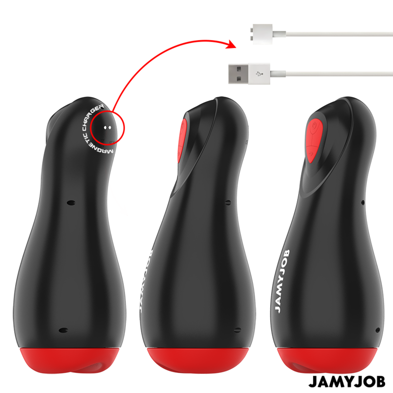 JAMYJOB - CORE-X AUTOMATISCHER MASTURBATOR 5 SAUG- UND VIBRATIONSMODI – automatischer Masturbator Bild 12