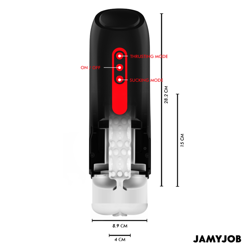 JAMYJOB - PHANTOM AUTOMATISCHER VAGINA-MASTURBATOR 5 SAUG- UND STOSSMODI – automatischer Masturbator Bild 7