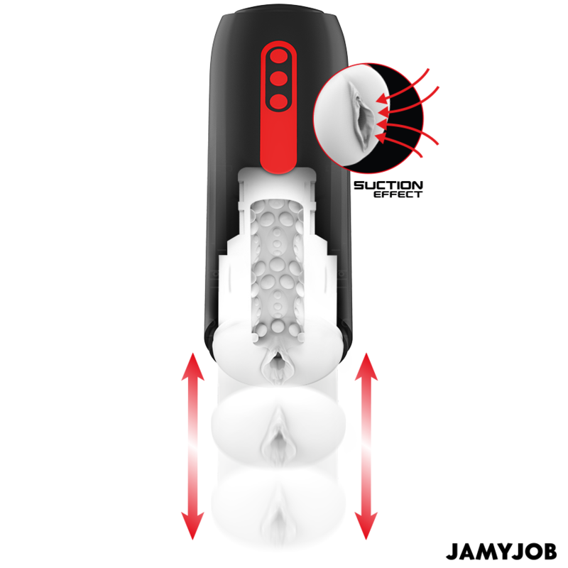 JAMYJOB - PHANTOM AUTOMATISCHER VAGINA-MASTURBATOR 5 SAUG- UND STOSSMODI – automatischer Masturbator Bild 6